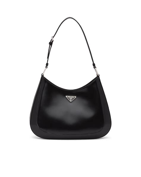 prada cleo purse|brushed leather shoulder bag prada.